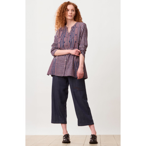 Recycled Yarn Kesari Pull-On Pant - Dark denim